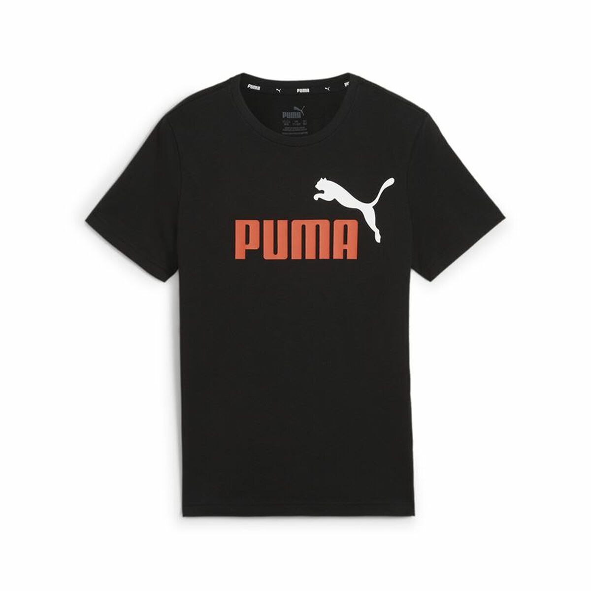Camisola de Manga Curta Infantil Puma Essentials+ 2 Col Logo