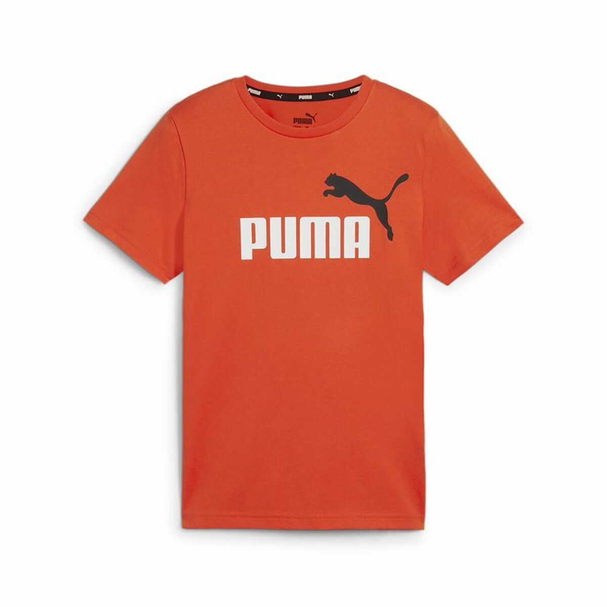 Camisola de Manga Curta Infantil Puma Essentials+ 2 Col Logo