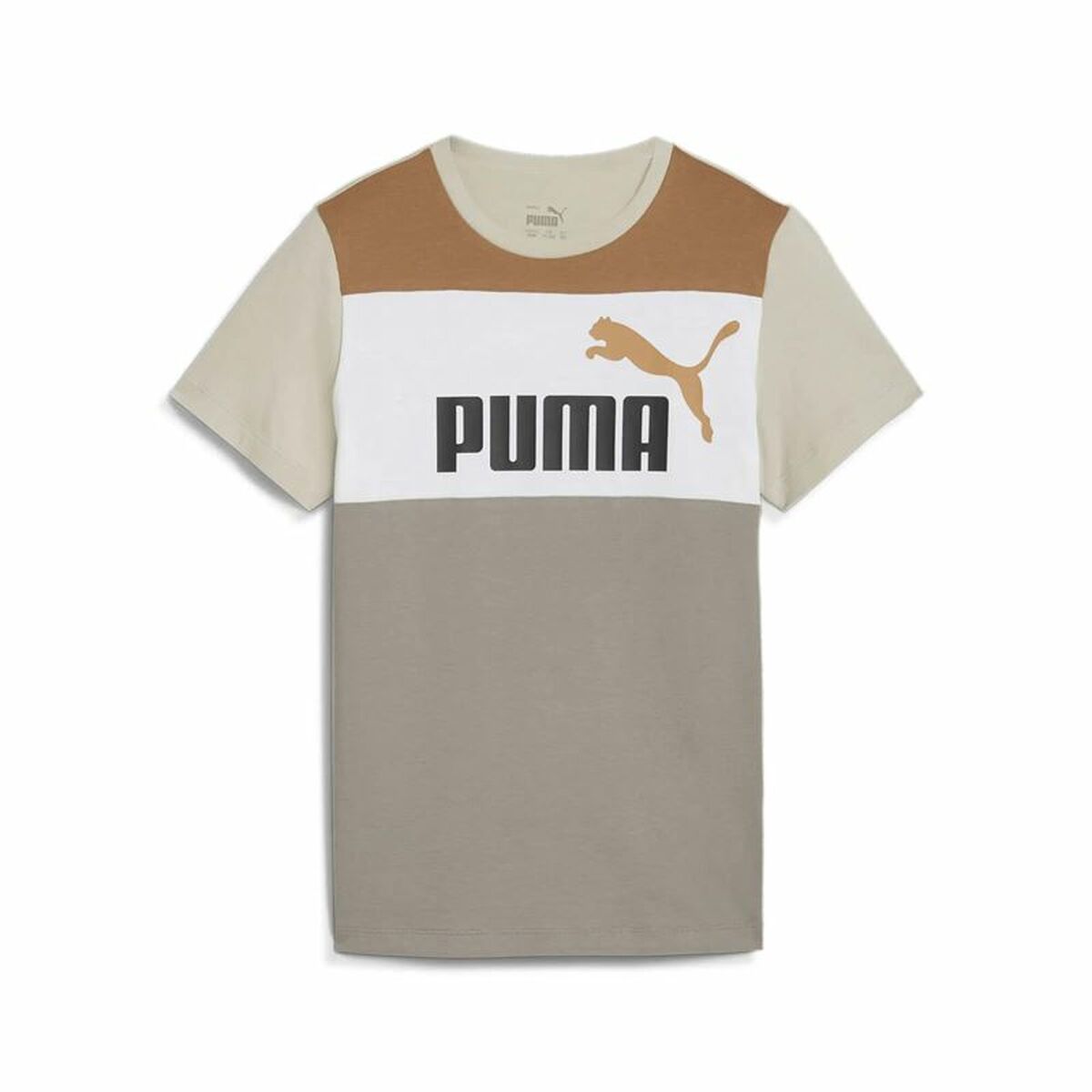 Camisola de Manga Curta Infantil Puma Ess Block