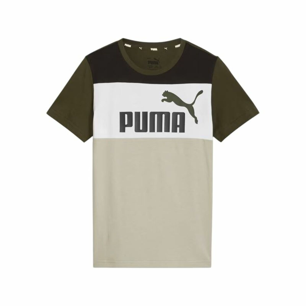 Camisola de Manga Curta Infantil Puma Ess Block