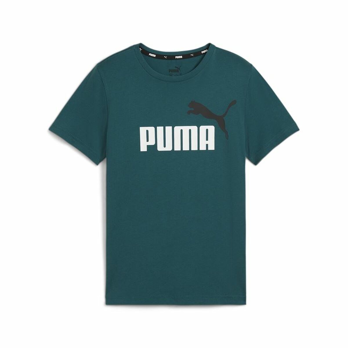 Camisola de Manga Curta Infantil Puma Ess+ 2 Col Logo