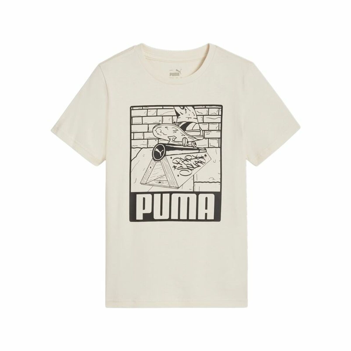 Camisola de Manga Curta Infantil Puma Essentials+ Mid 90S Graphic