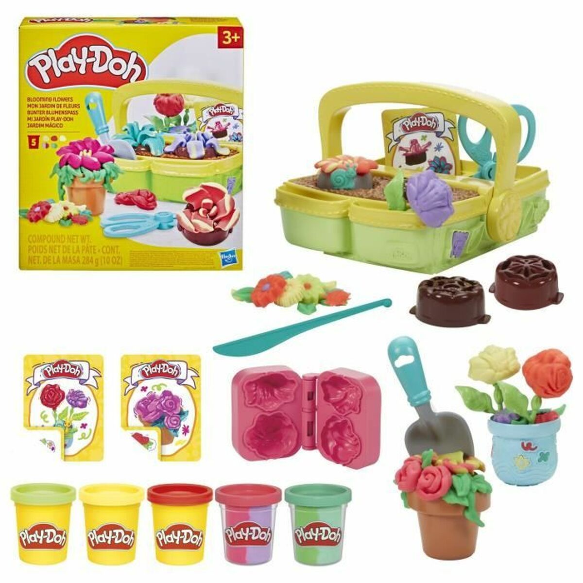 Jogo de Plasticina Hasbro BLOOMING FLOWERS
