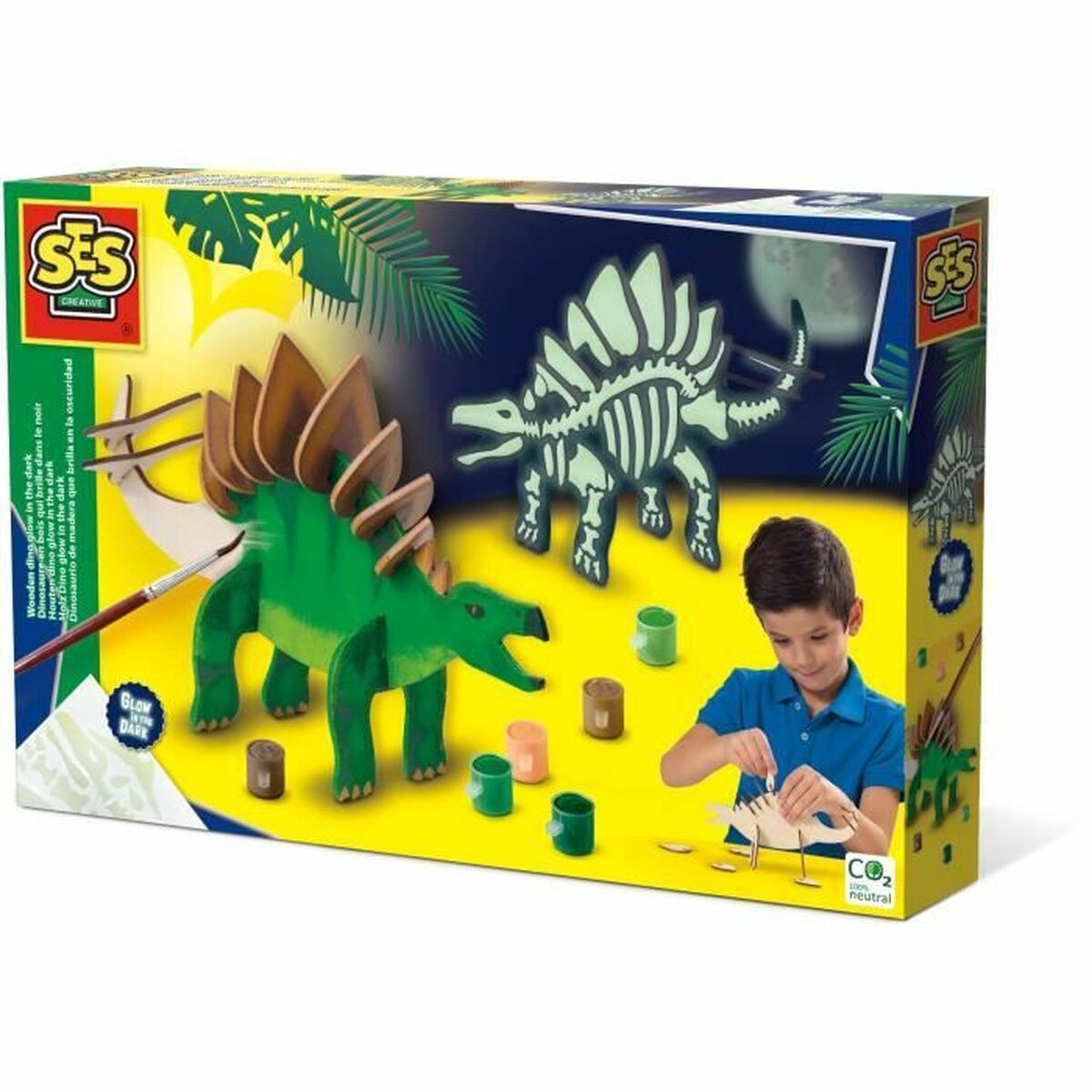 Conjunto de Desenho SES Creative Glow in the Dark