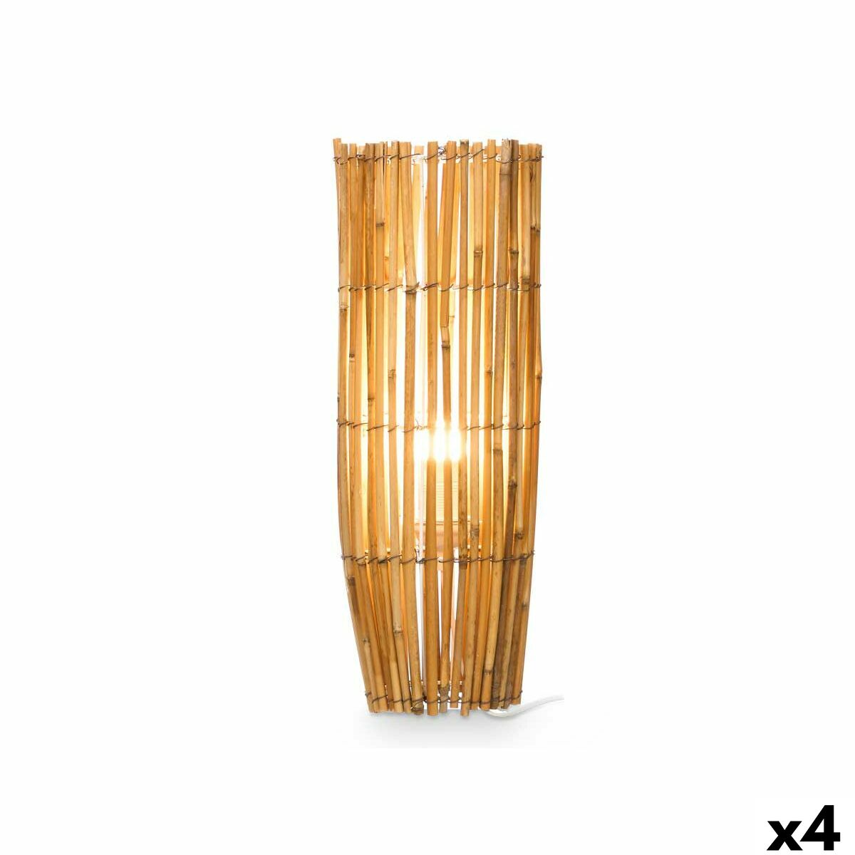 Luminária de chão Gift Decor Natural 18,5 x 53 x 18,5 cm (4 Unidades)