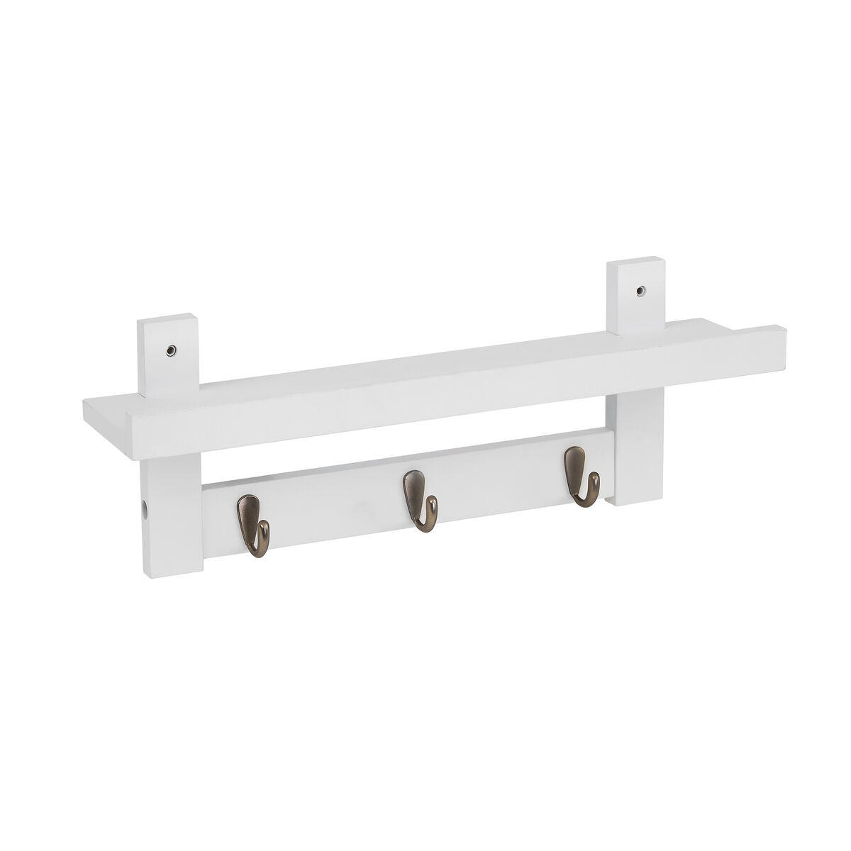 Prateleira Branco Bambu 49 x 12 x 18 cm