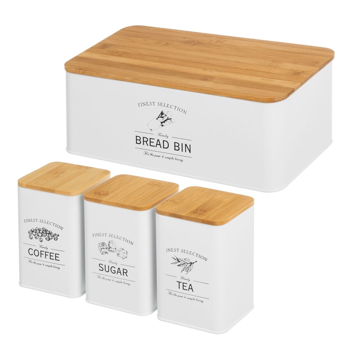 Frascos Branco Natural 6,5 L 1,3 L