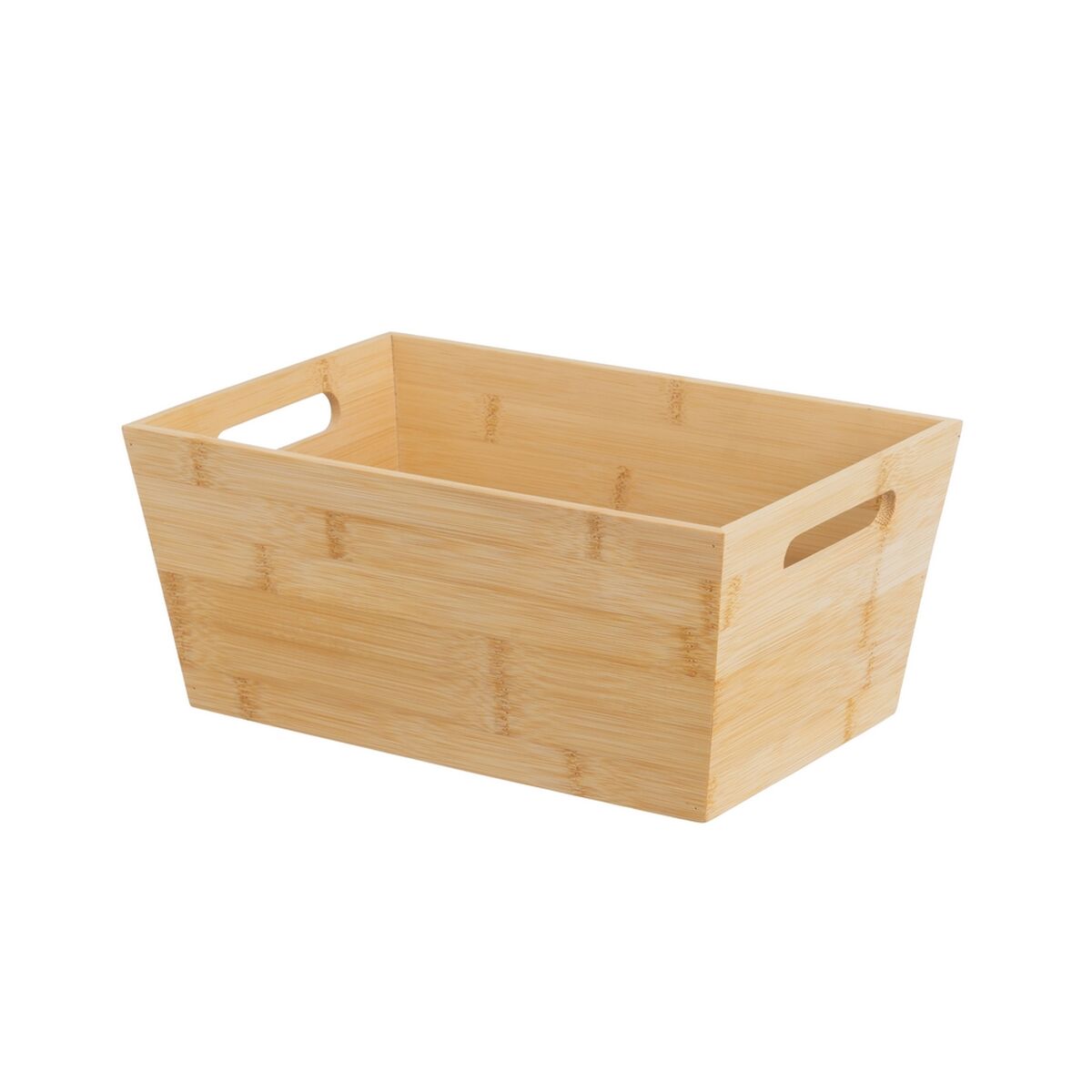 Cesta Multiusos Natural Bambu Madeira MDF 7 L 30 x 20 x 13 cm
