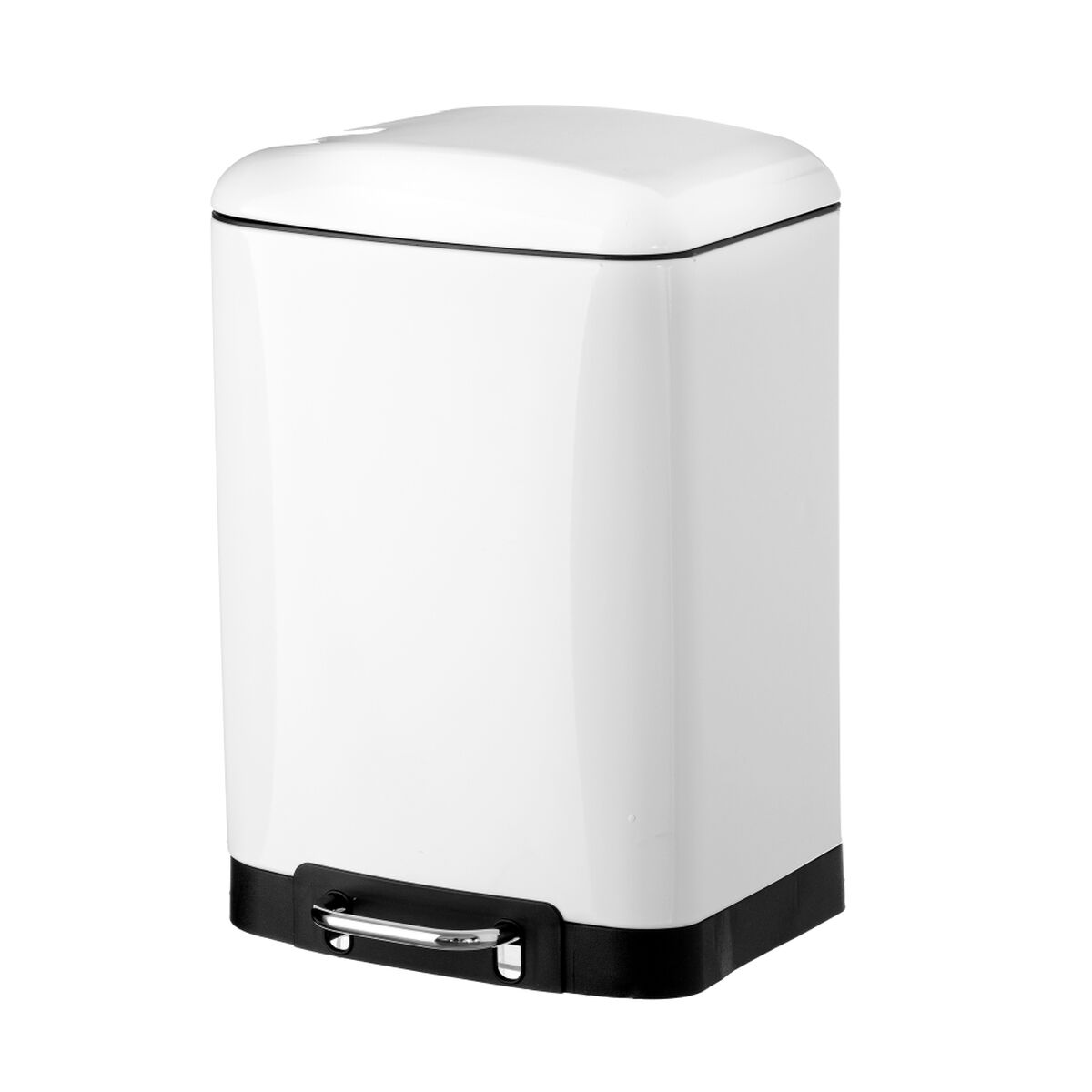 Caixote do lixo Branco Metal Polipropileno 12 L