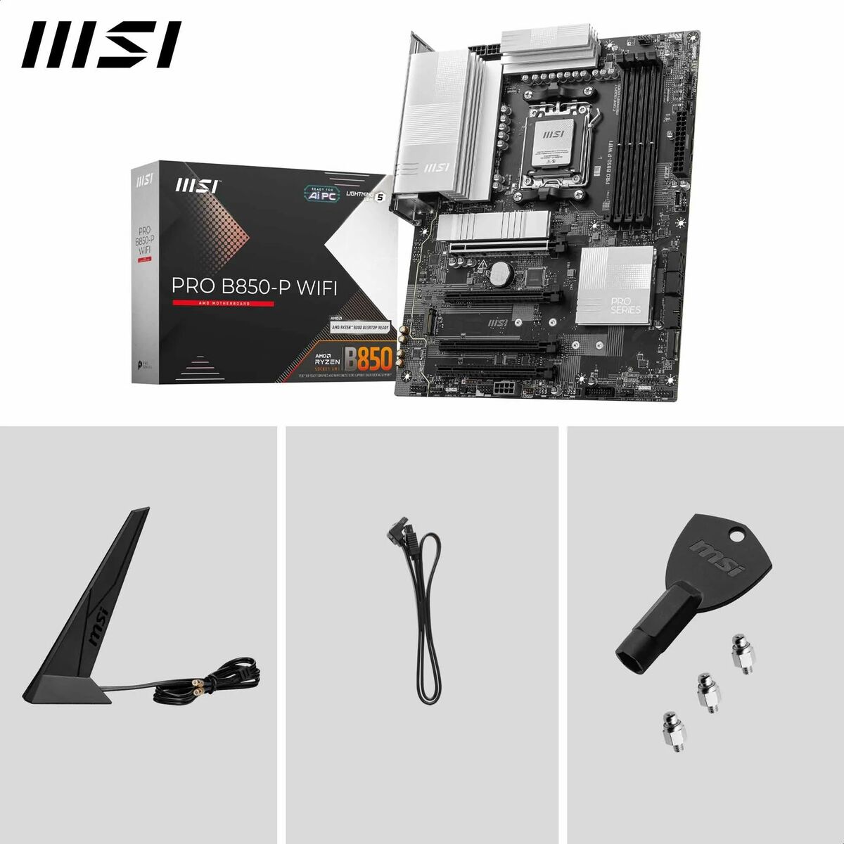 Cabo HDMI MSI PRO B850-P WIFI ATX AM5 Preto