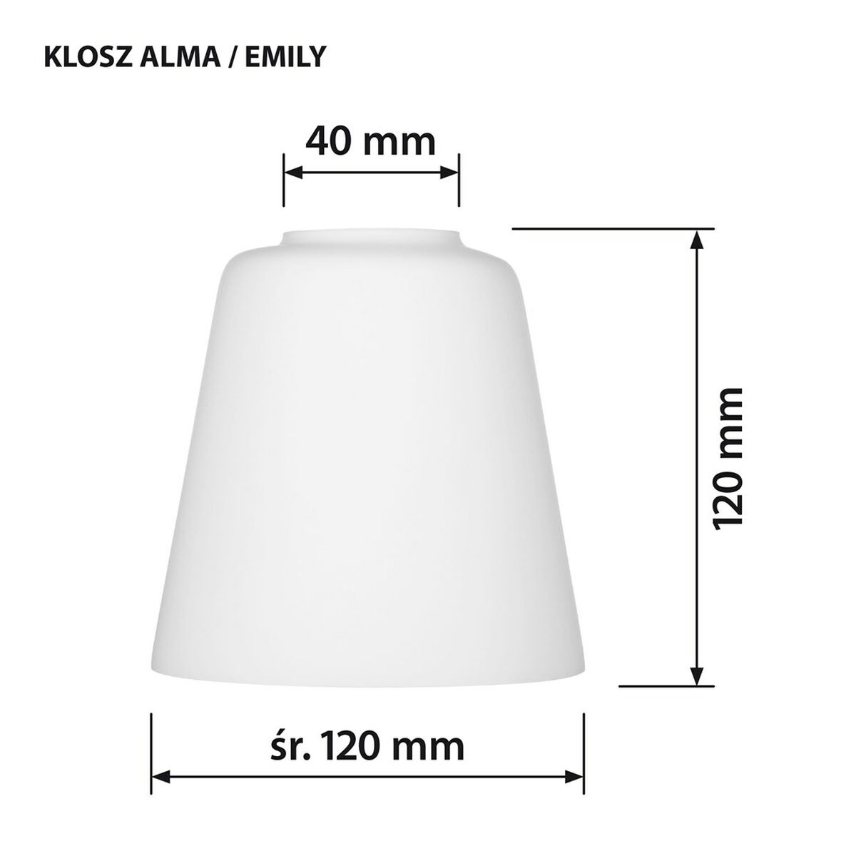 Foco embutido Activejet AJE-ALMA 3P 120 W 40 W