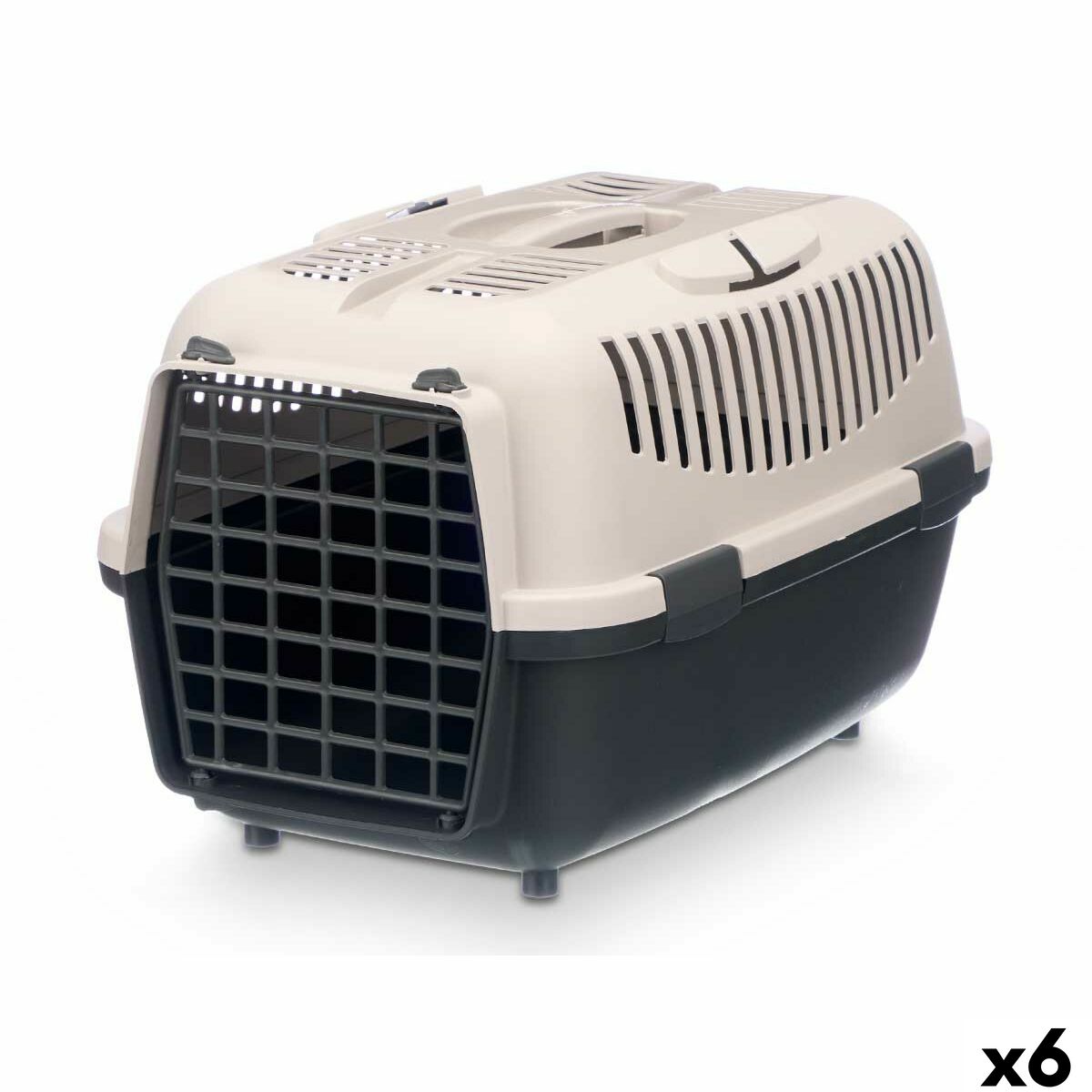 Assento Mascow Antracite Cinzento claro Plástico 36 x 35 x 55 cm (6 Unidades)