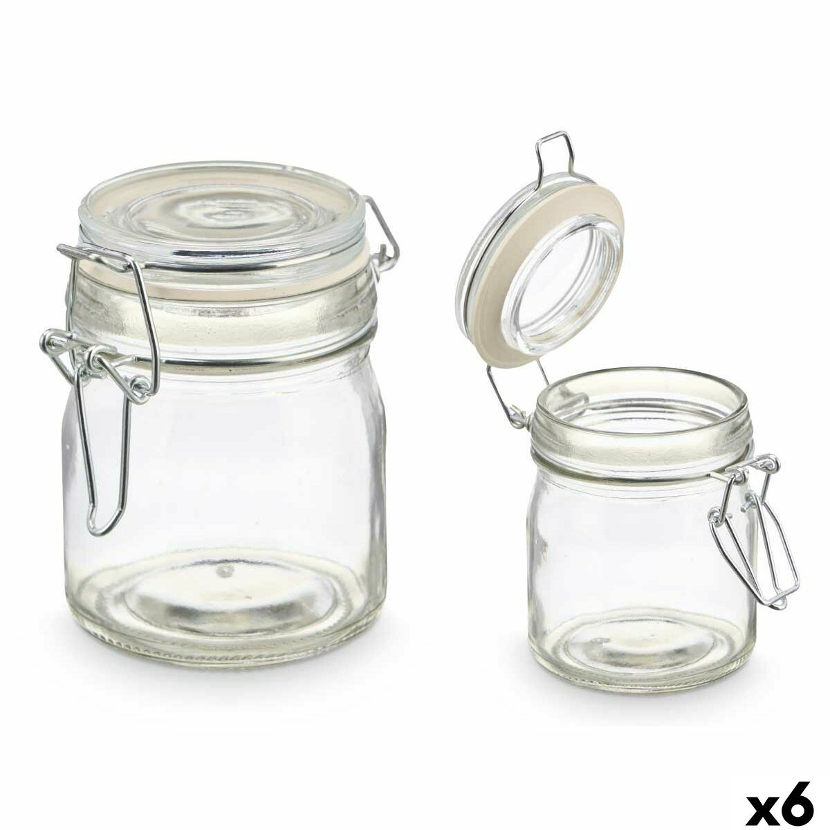 Frasco de Vidro Vivalto Transparente 150 ml (6 Unidades)
