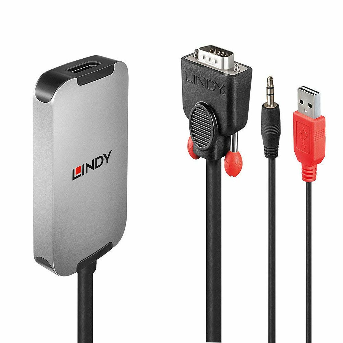 Adaptador DisplayPort para VGA LINDY Preto 5 m