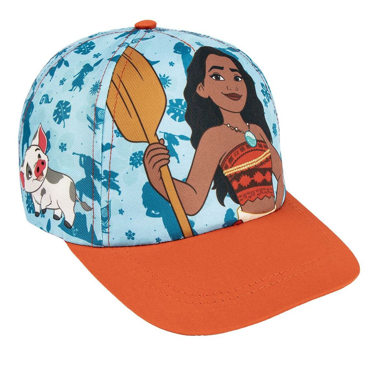 Boné Infantil Vaiana Turquesa (53 cm)