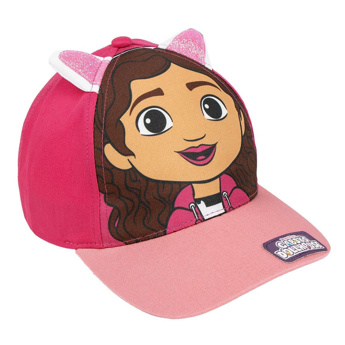 Boné Infantil Gabby's Dollhouse Cor de Rosa