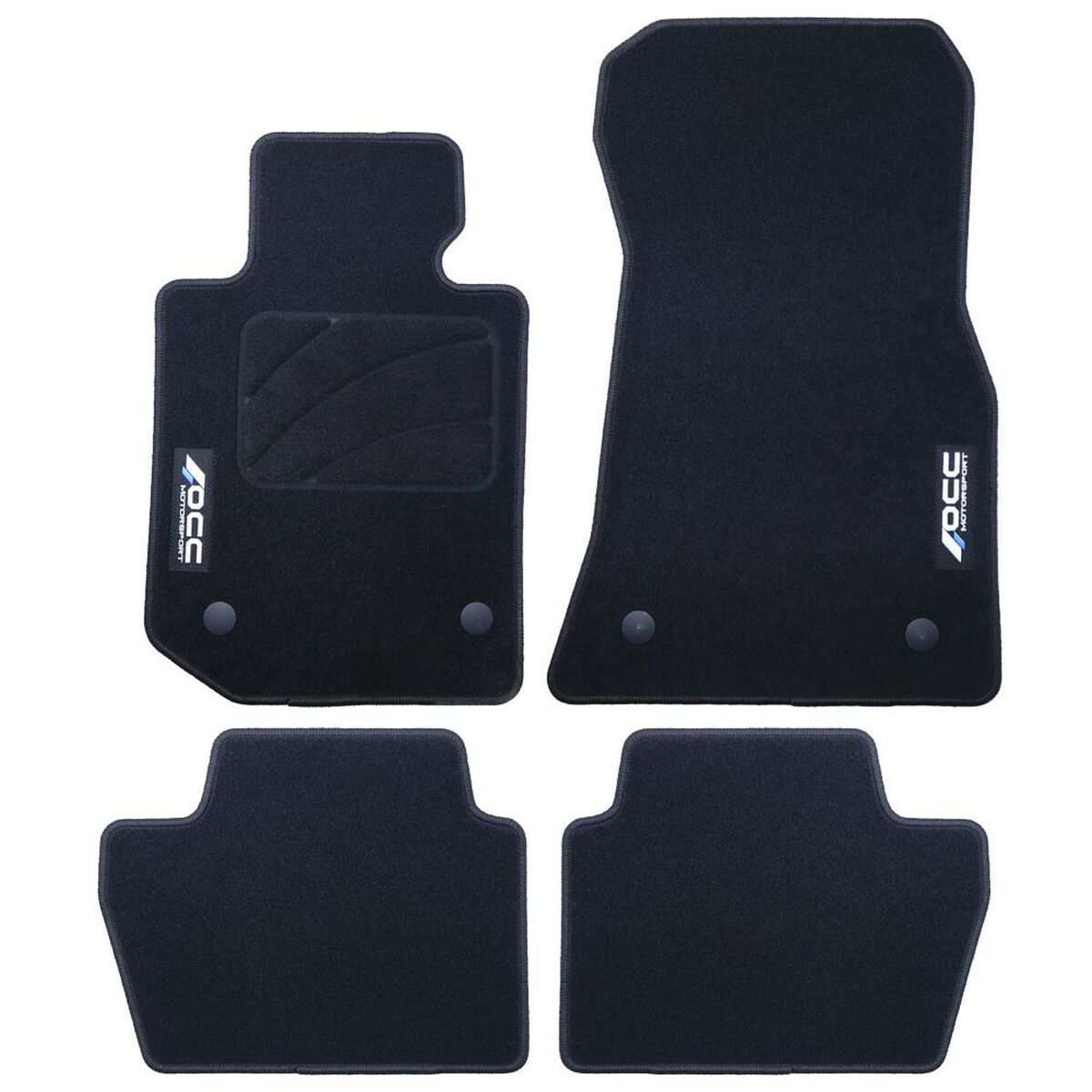 Conjunto de Tapetes de Carro OCC Motorsport OCCBW0070LOG BMW G22 Serie 4 Coupe 5 Peças