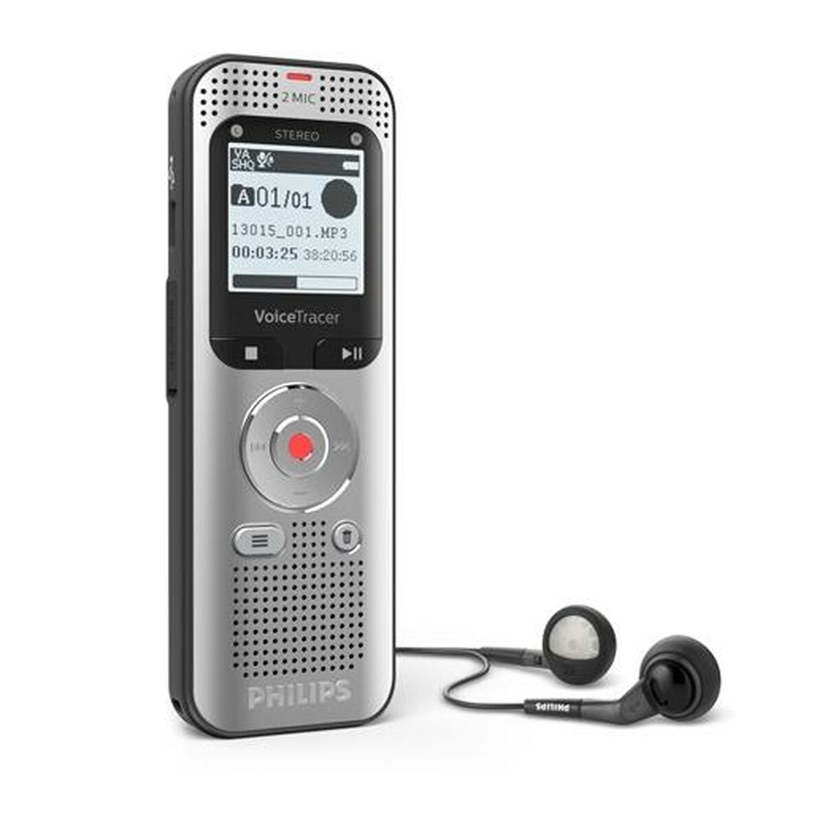 Gravador Philips Prateado 8