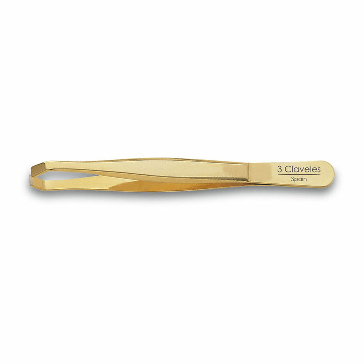 Pinças para Depilar 3 Claveles Dourado Caranguejo