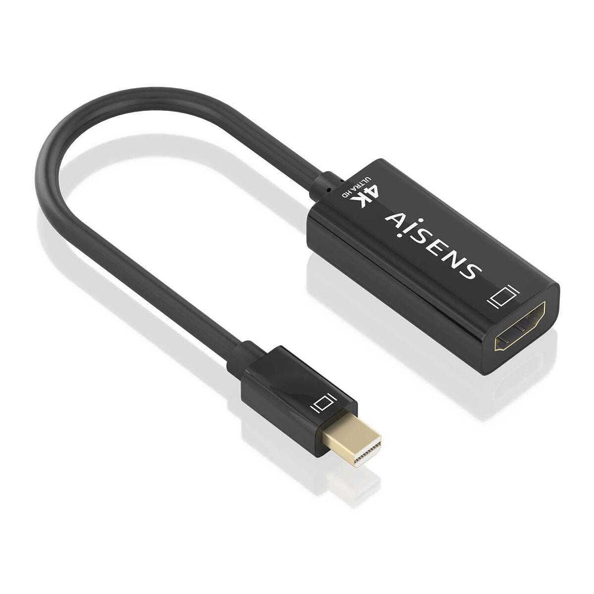Adaptador Mini Display Port para HDMI Aisens Preto 15 cm