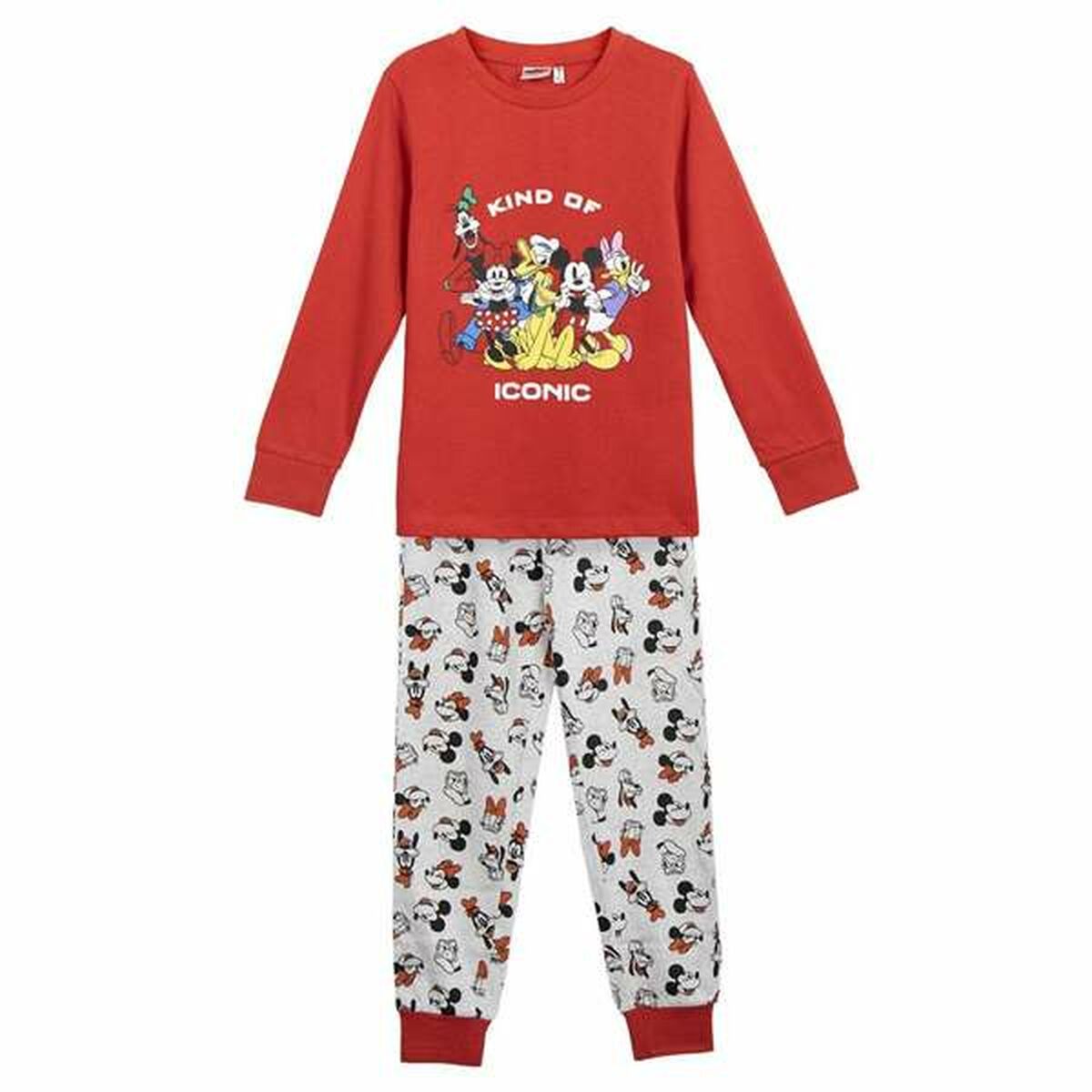 Pijama Infantil Mickey Mouse Vermelho