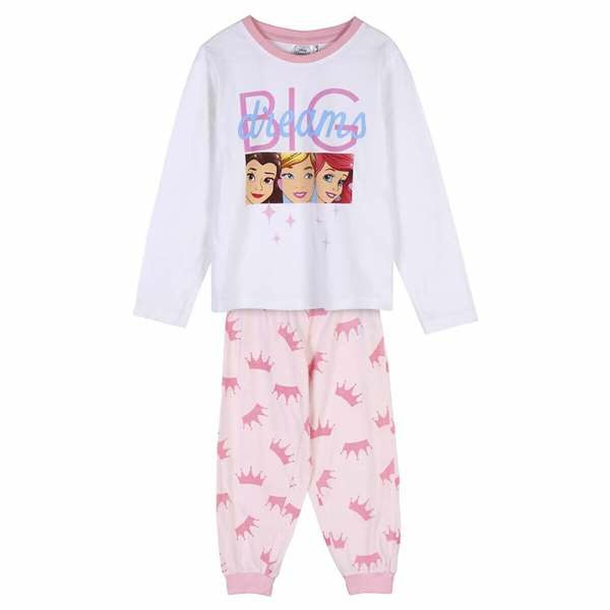 Pijama Infantil Disney Princess Branco