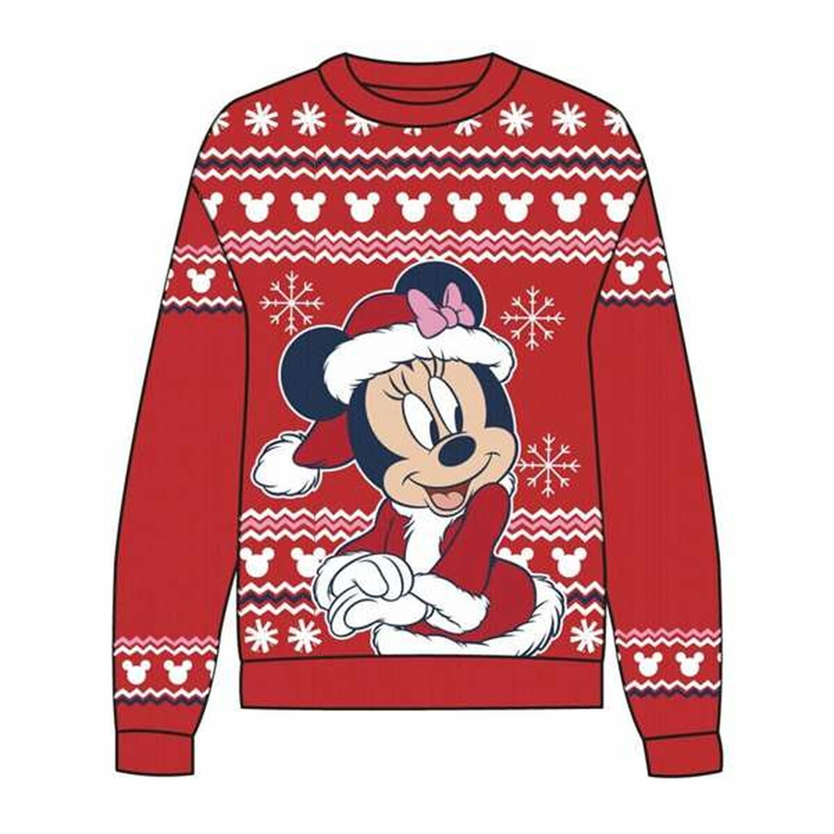 Jersey Unissexo Minnie Mouse Vermelho