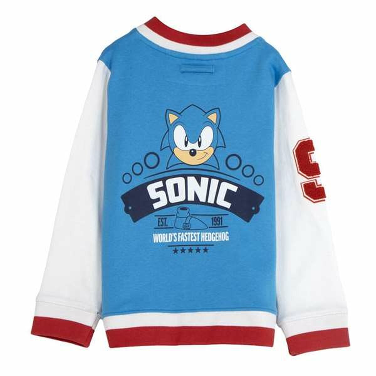 Casaco de Desporto Infantil Sonic Azul