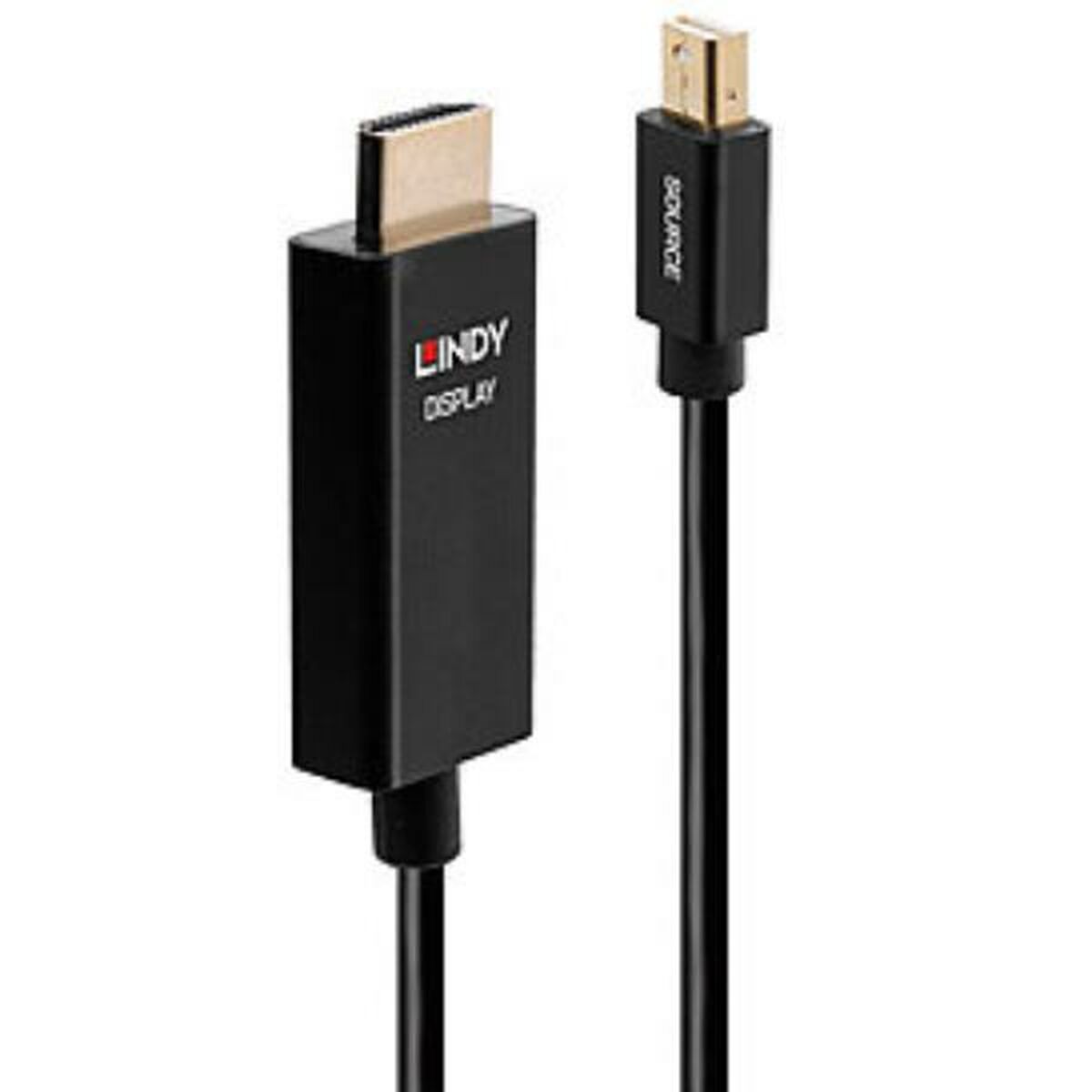 Adaptador Mini Display Port para HDMI LINDY 2 m Transparente