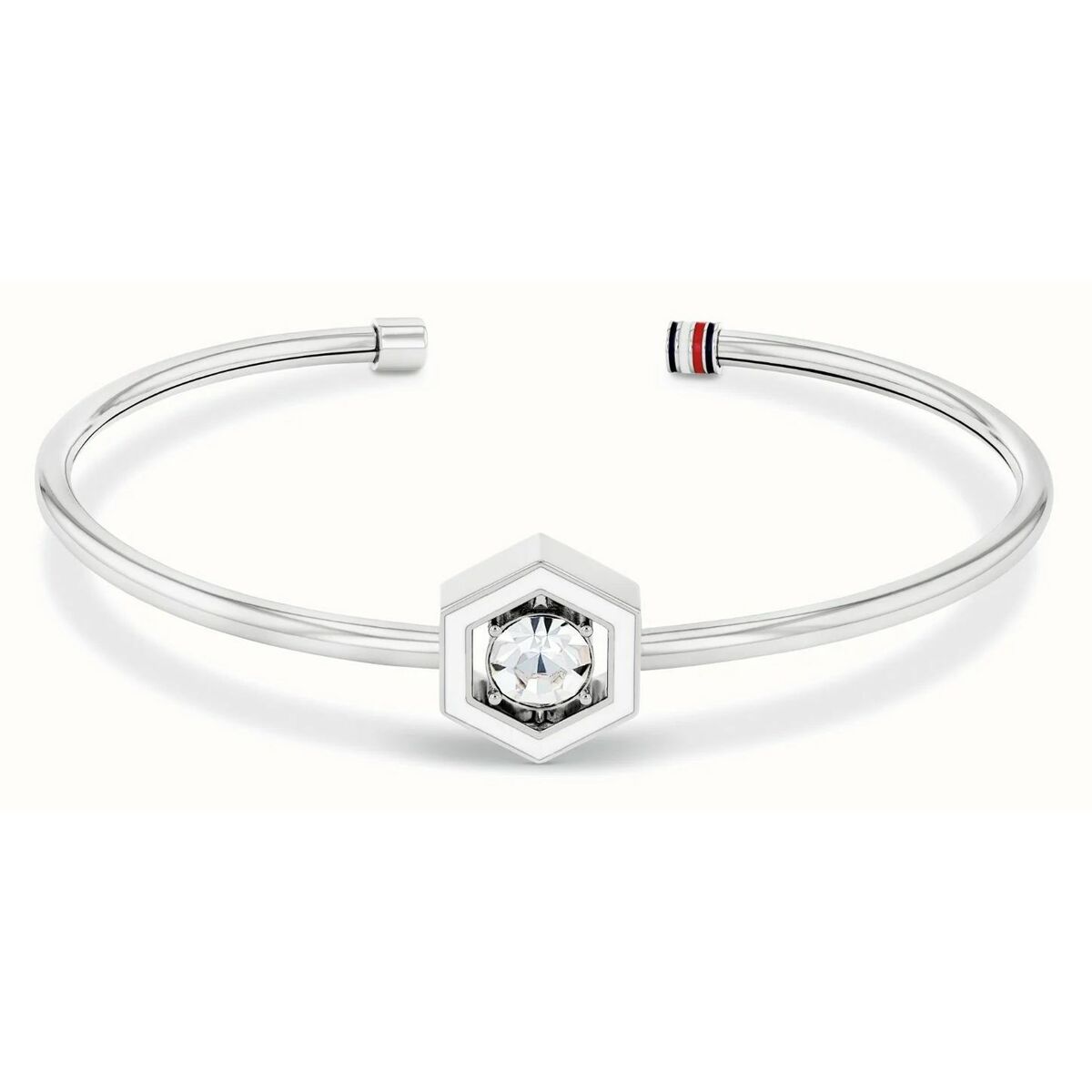 Bracelete Tommy Hilfiger Prateado 6 cm
