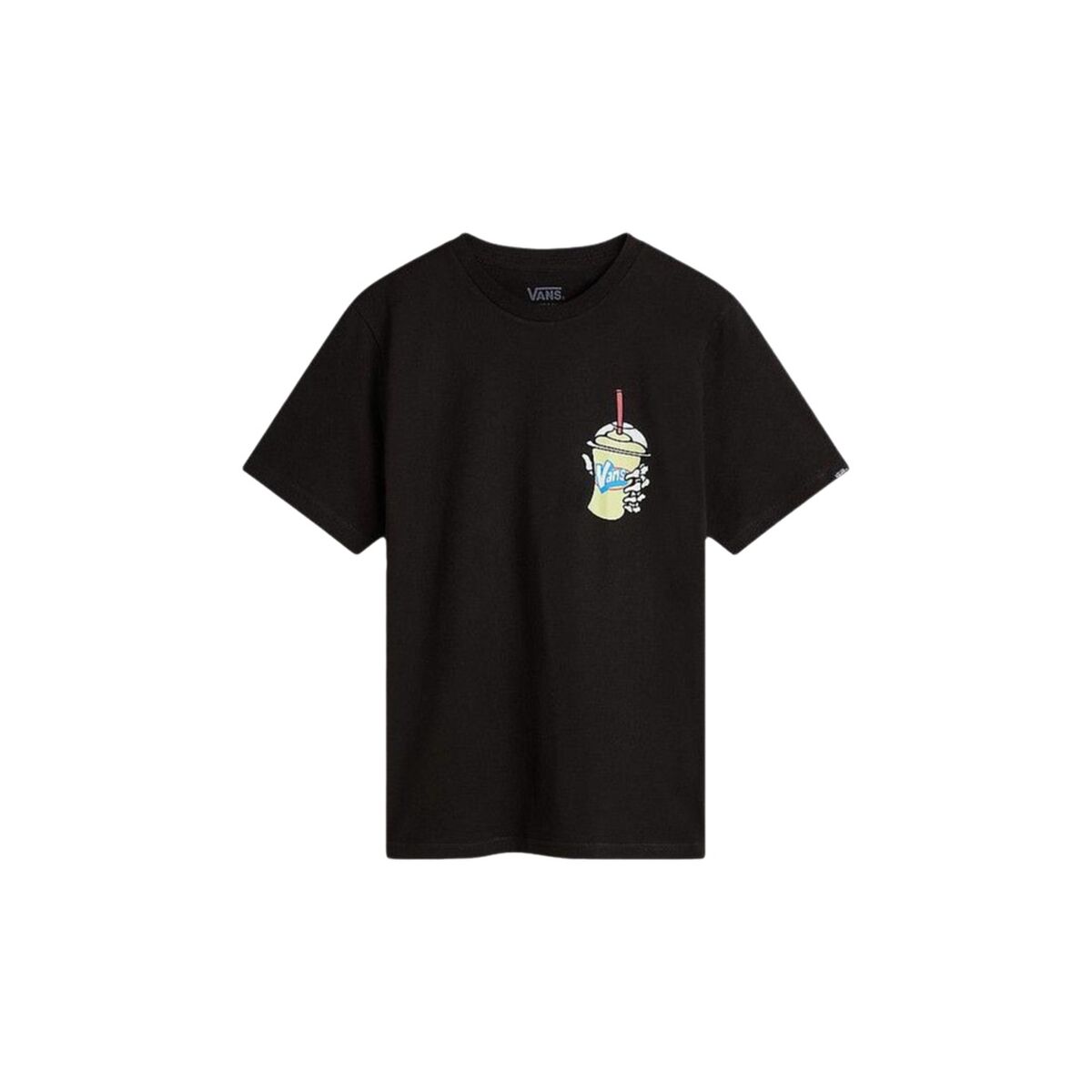 Camisola de Manga Curta Infantil Vans Lil Reggie SS VN000JC4BLK1 Preto