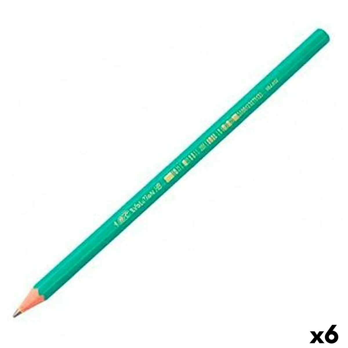 Lápis Bic Sextavado HB 12 Peças (6 Unidades)