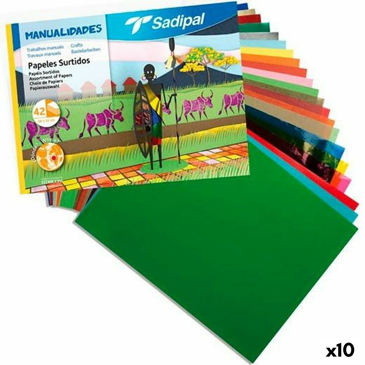 Set de Papelaria Sadipal 10 Unidades