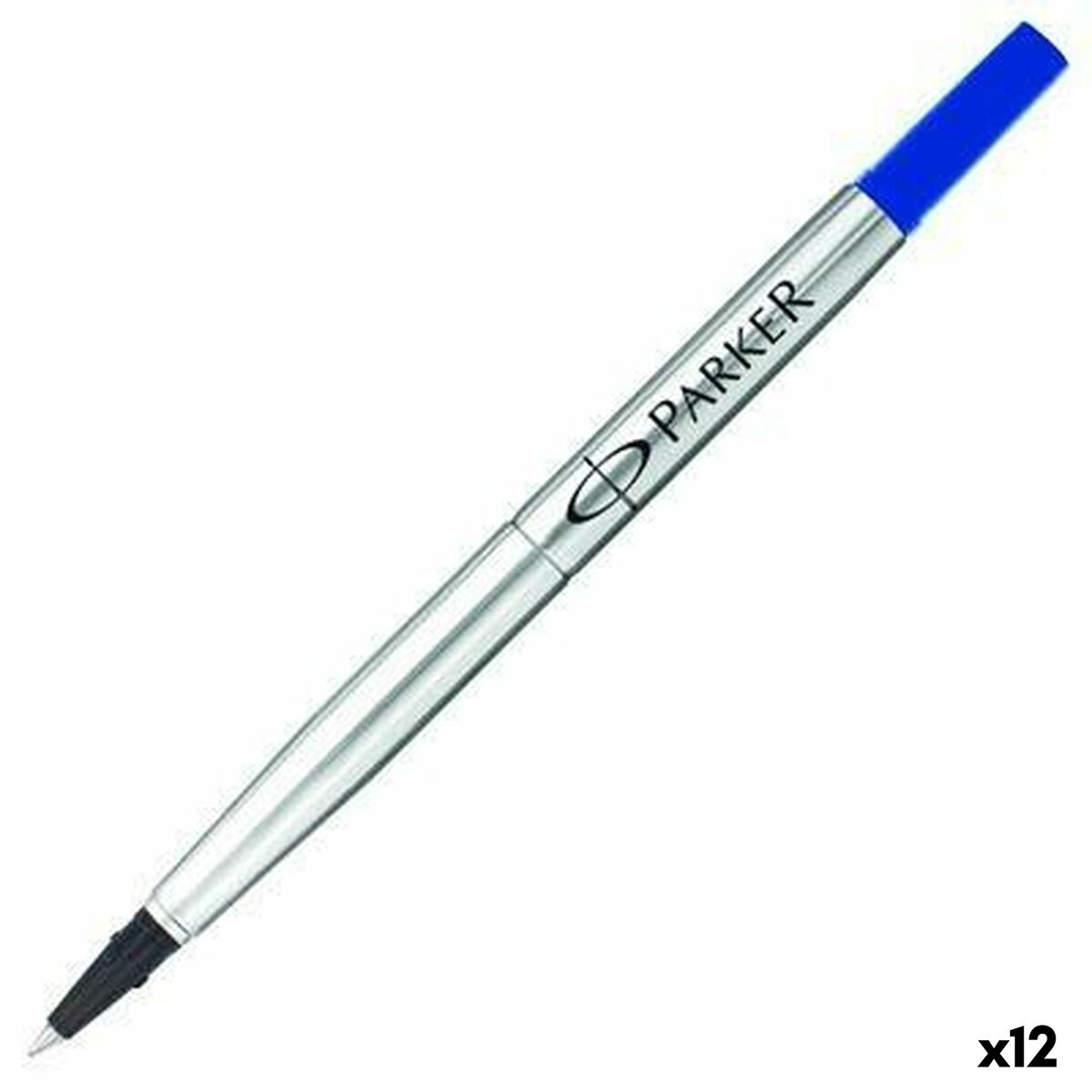 Caneta sobresselente Parker Azul (12 Unidades)
