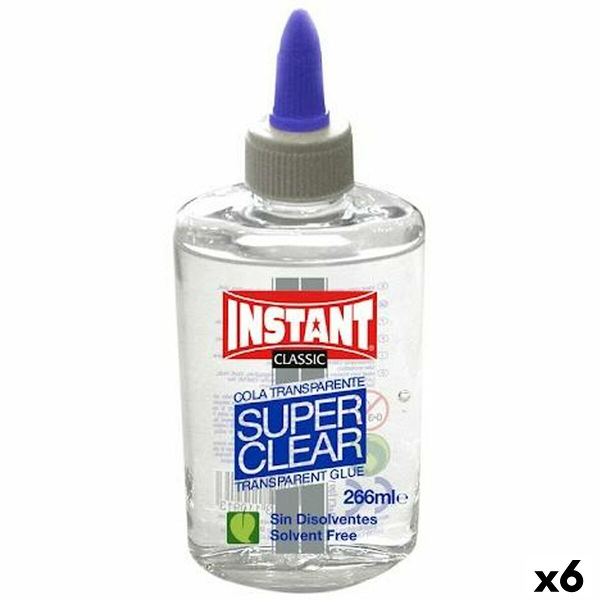 Cauda INSTANT SUPERCLEAR 266 ml (6 Unidades)