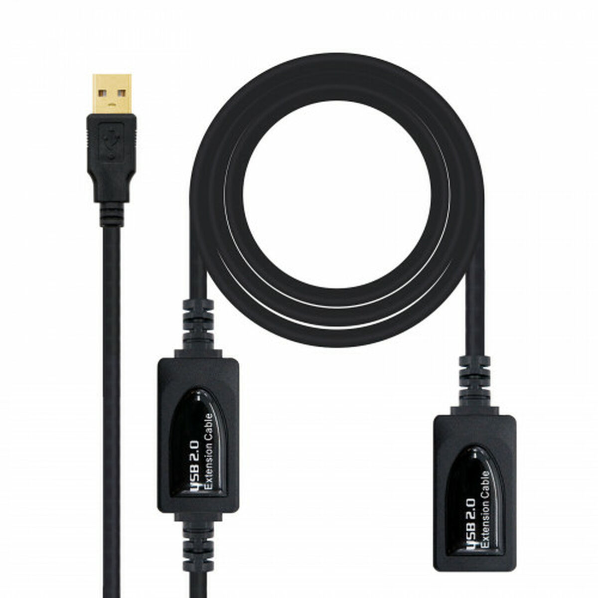 Cabo USB NANOCABLE 10.01.0213 Preto 15 m