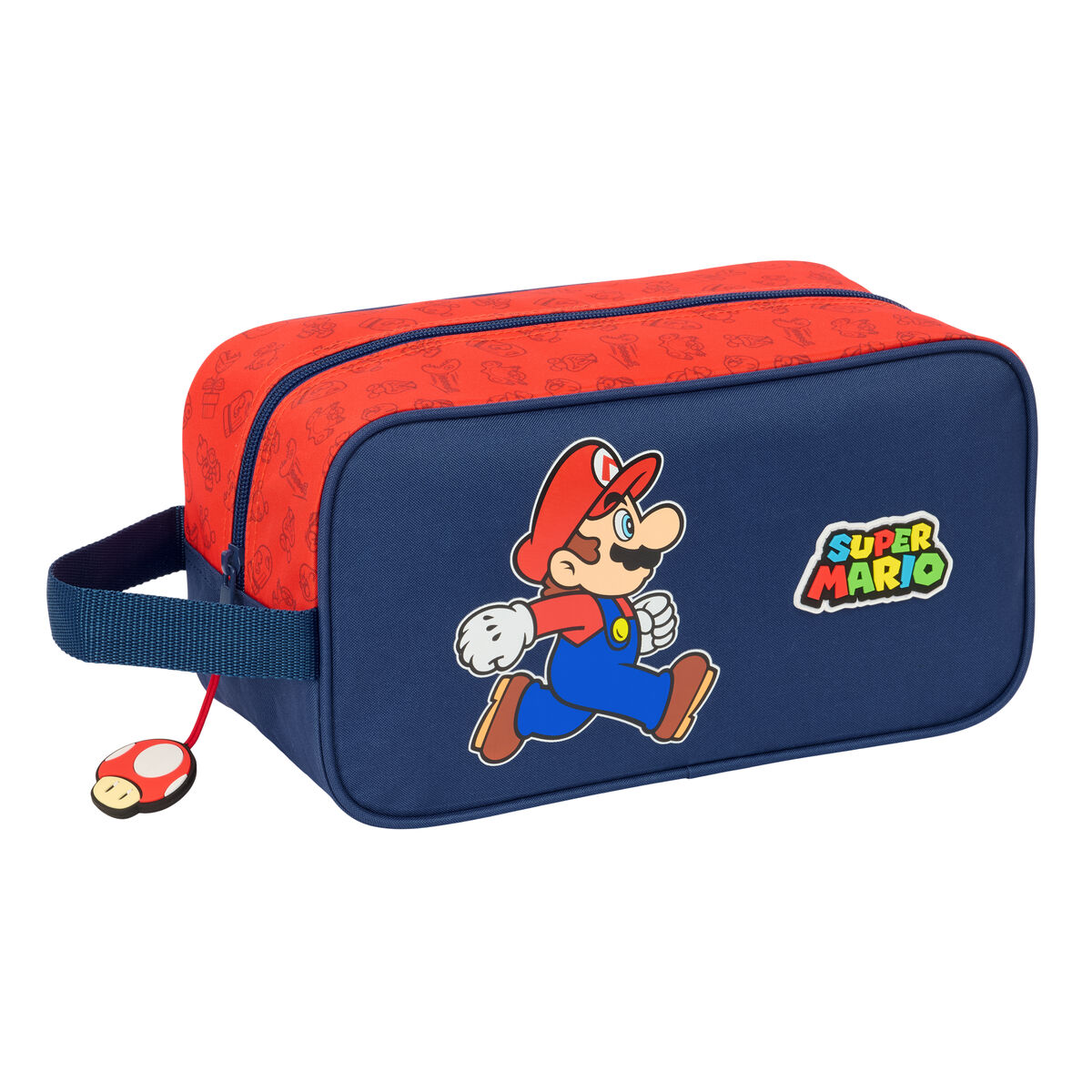 Bolsa para Sapatos de Viagem Super Mario Trick Vermelho Azul escuro 29 x 15 x 14 cm