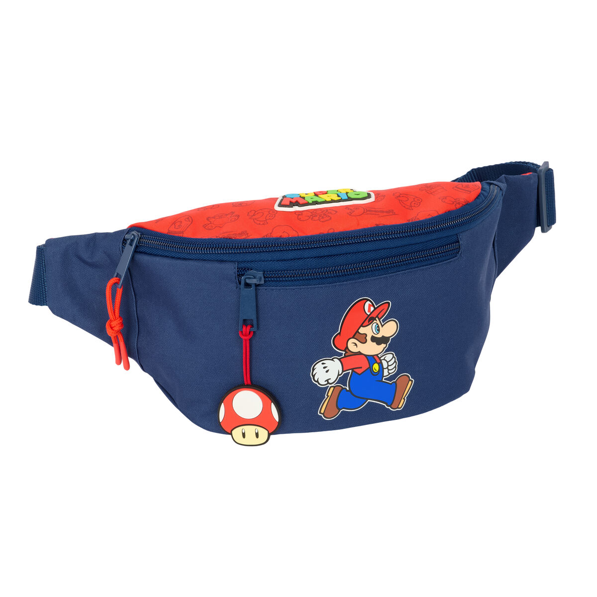 Bolsa de Cintura Super Mario Trick Vermelho Azul escuro 23 x 12 x 9 cm
