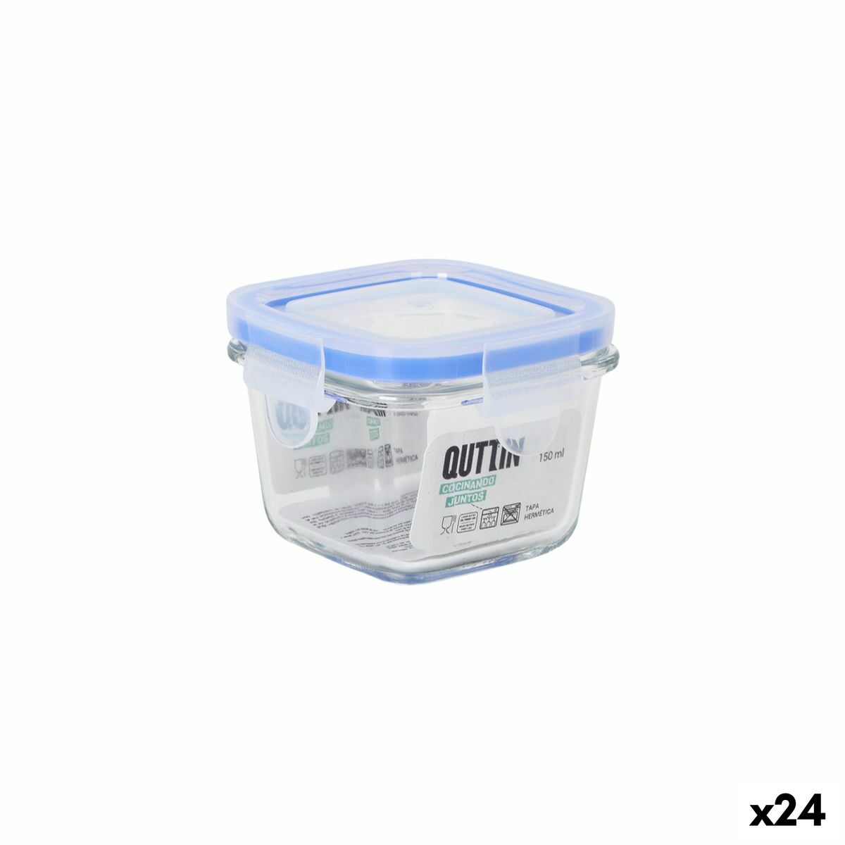Lancheira Inde Quttin ø 8,8 x 6,6 cm 150 ml (24 Unidades)