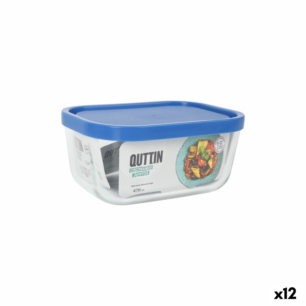 Lancheira Inde Frigo Retangular 470 ml (12 Unidades)