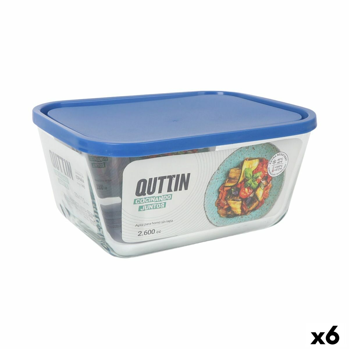 Lancheira Inde Frigo Retangular 2,6 L (6 Unidades)