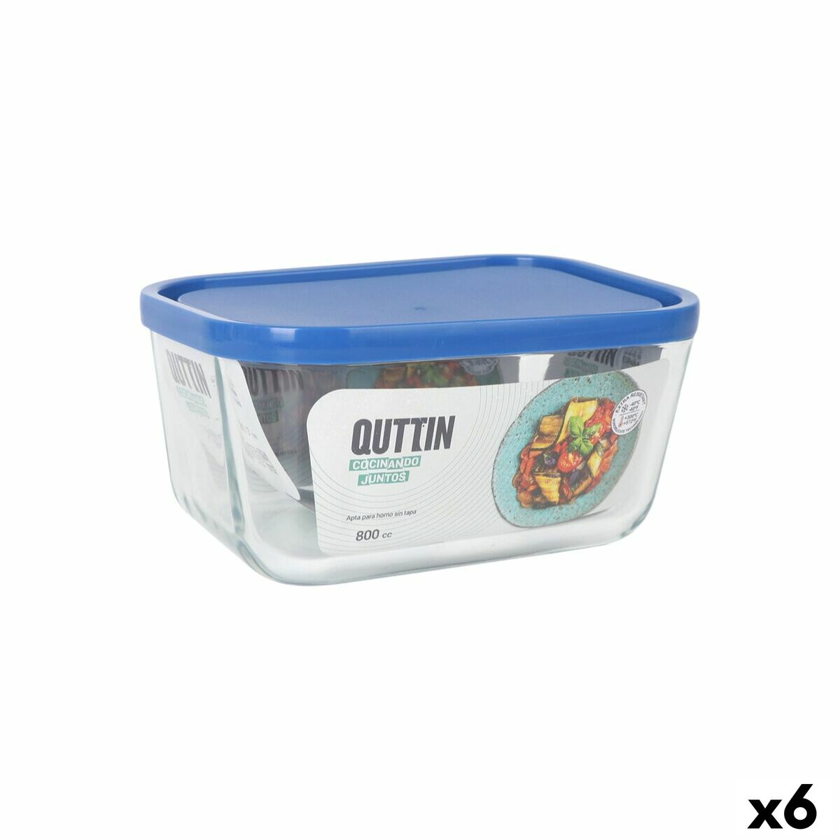 Lancheira Inde Frigo Retangular 16,5 x 11,7 x 7,4 cm (6 Unidades)