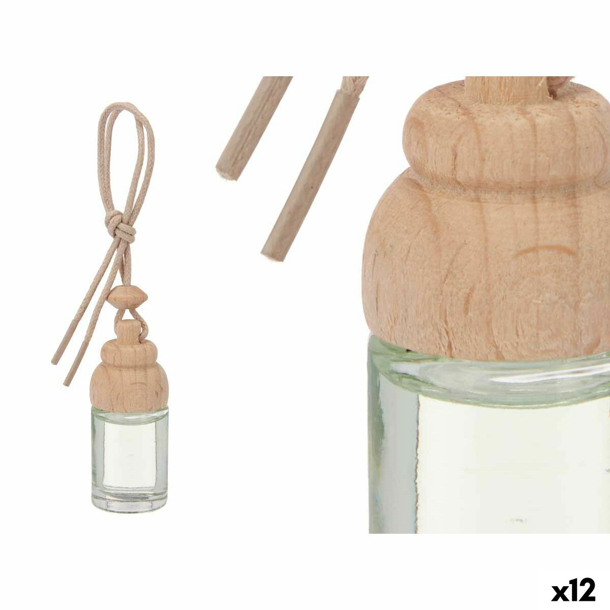 Palitos de Bambu Acorde Vidro Fragância Jasmin 8 ml (12 Unidades)