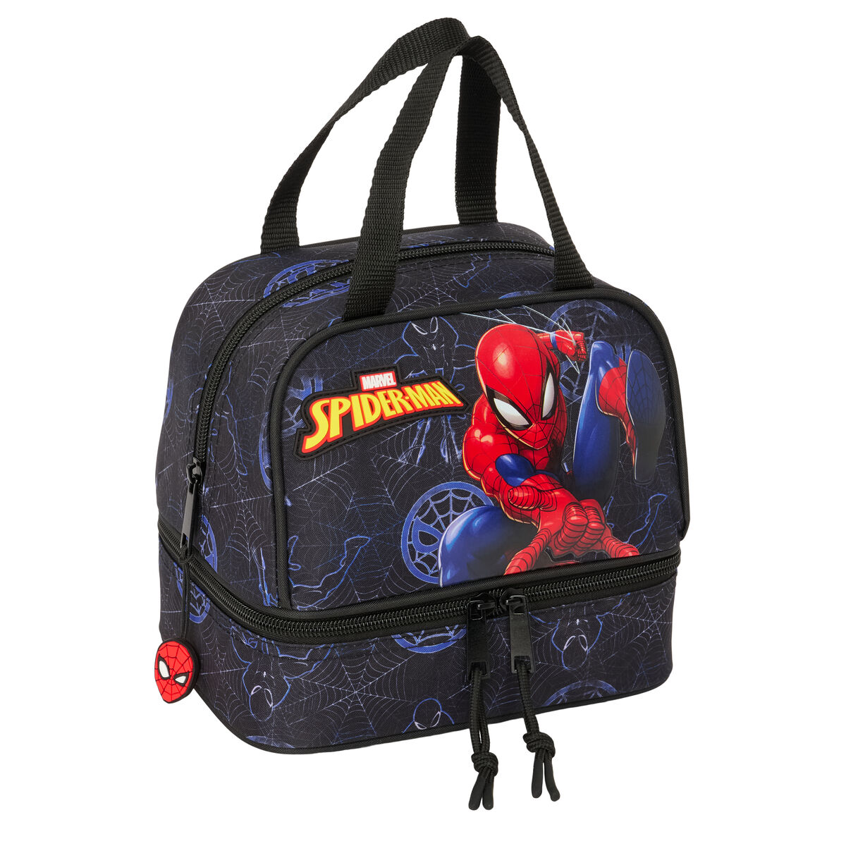 Lancheira Spider-Man Attack Preto 20 x 20 x 15 cm