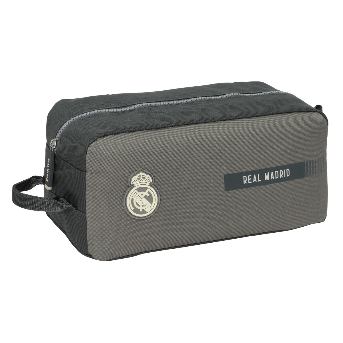 Bolsa para Sapatos de Viagem Real Madrid C.F. Cinzento 34 x 15 x 18 cm