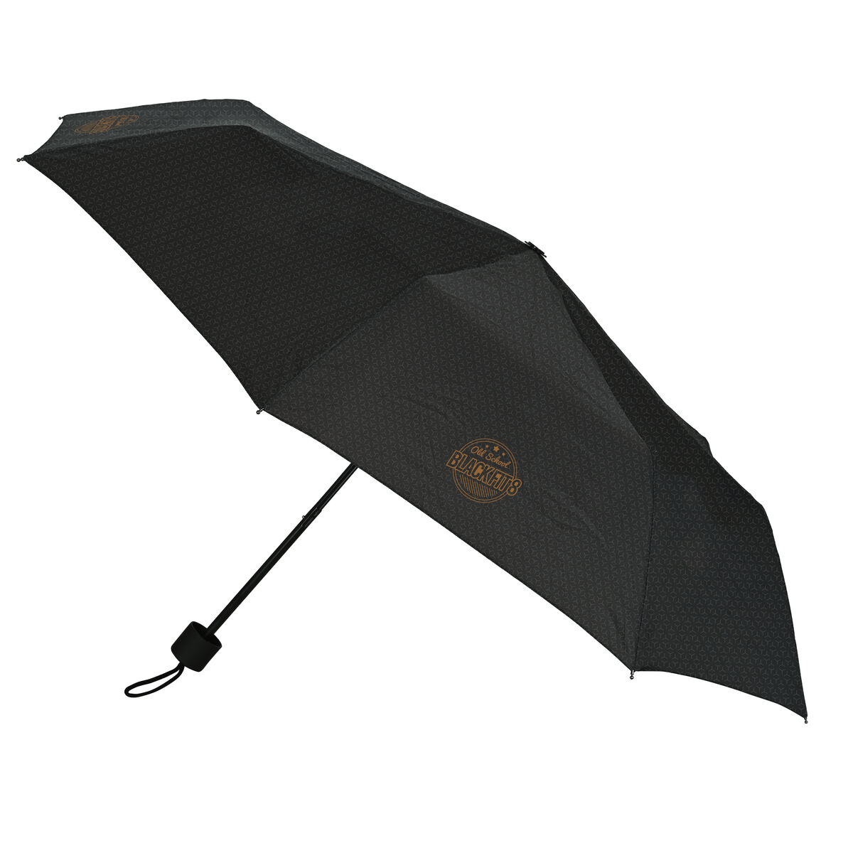 Guarda-chuva Dobrável BlackFit8 Old school Preto Cinzento Ø 98 cm