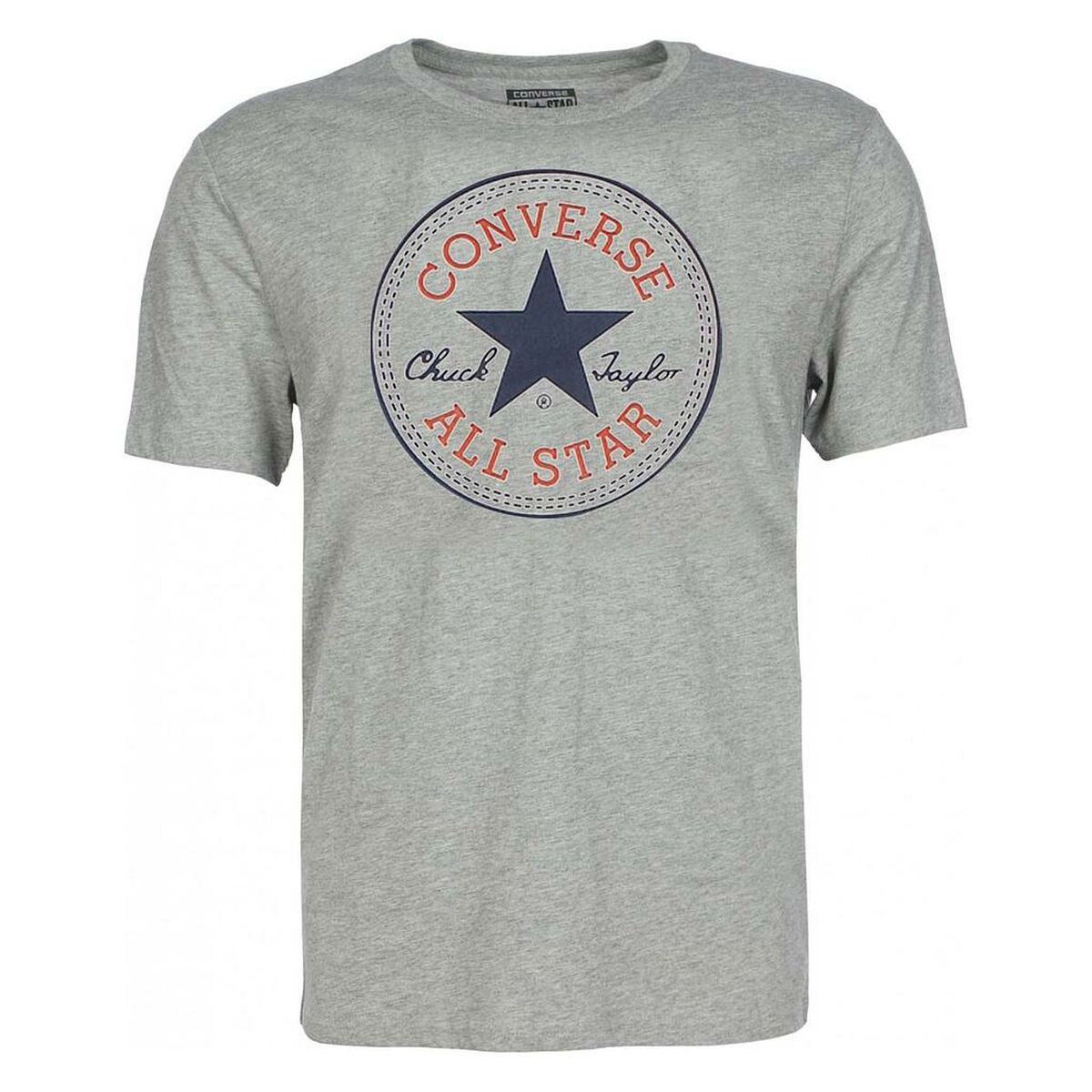 Camisola de Manga Curta Infantil Converse CHUCK PATCH SHORT Cinzento