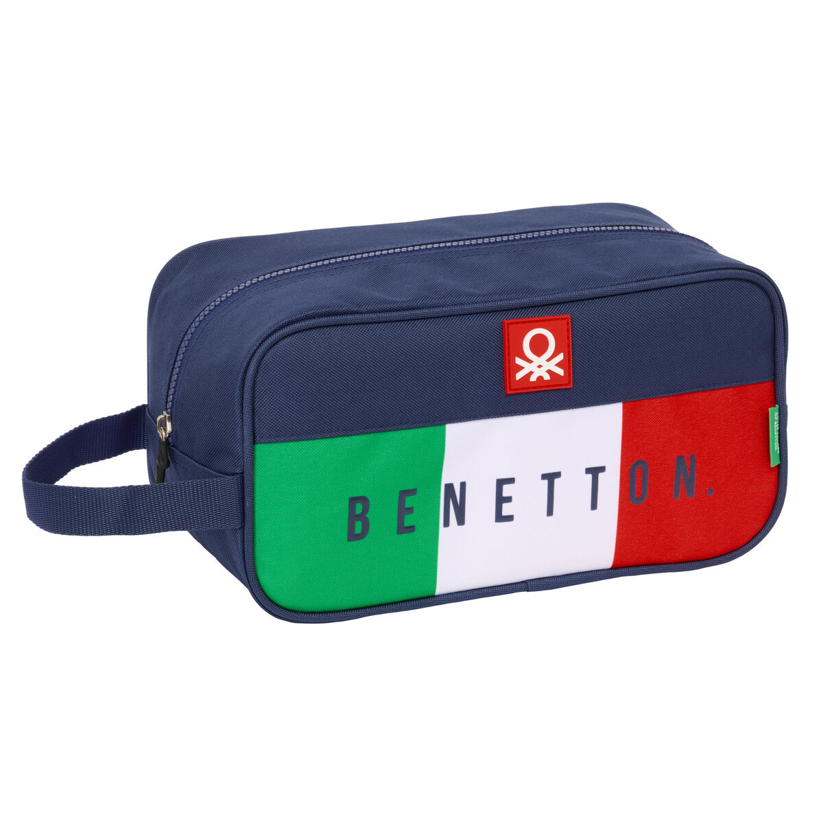 Bolsa para Sapatos de Viagem Benetton Flag Azul Marinho 29 x 15 x 14 cm