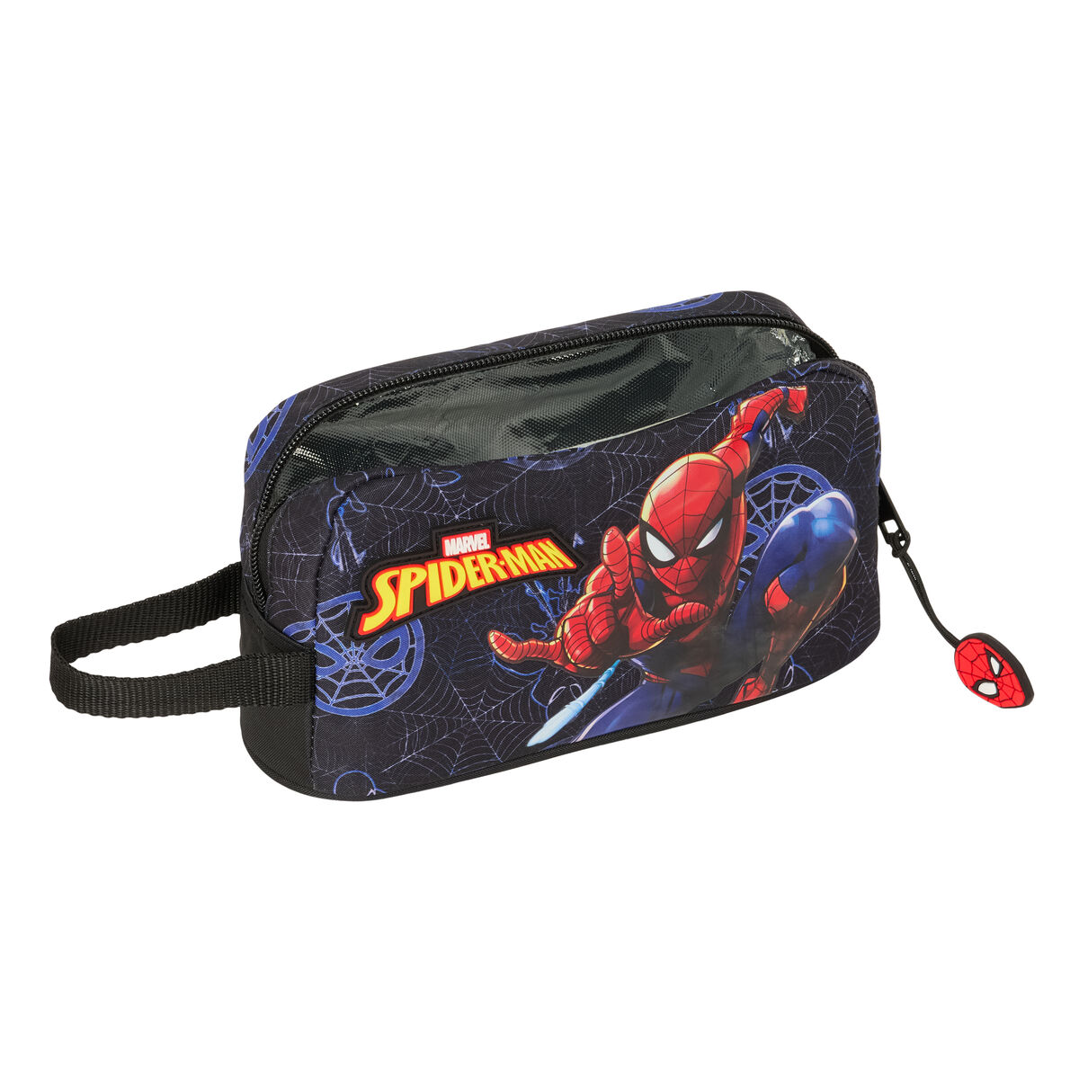 Porta-merendas Térmico Spider-Man Attack Preto 21,5 x 12 x 6,5 cm