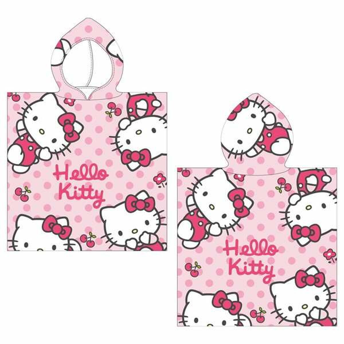 Toalha de Praia Hello Kitty Rosa Claro 50 x 115 cm